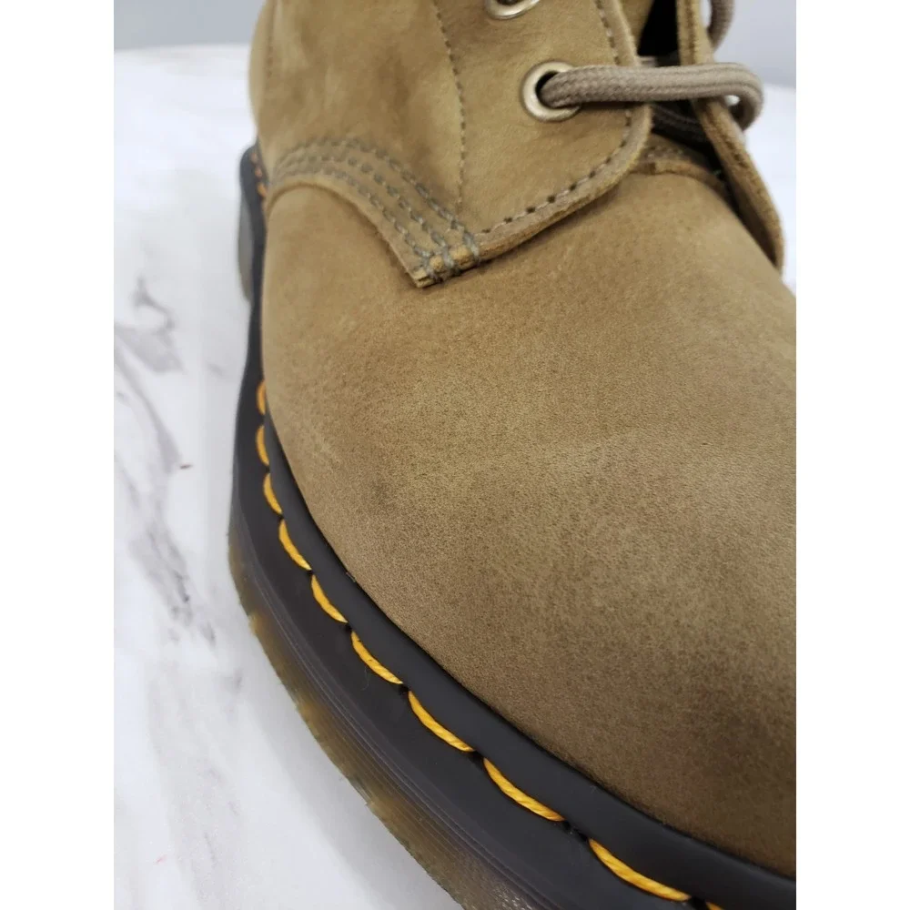 NEW NO BOX Doc Dr. Martens boots womens size 7 green‎ 101 Tumbled Nubuck Leather